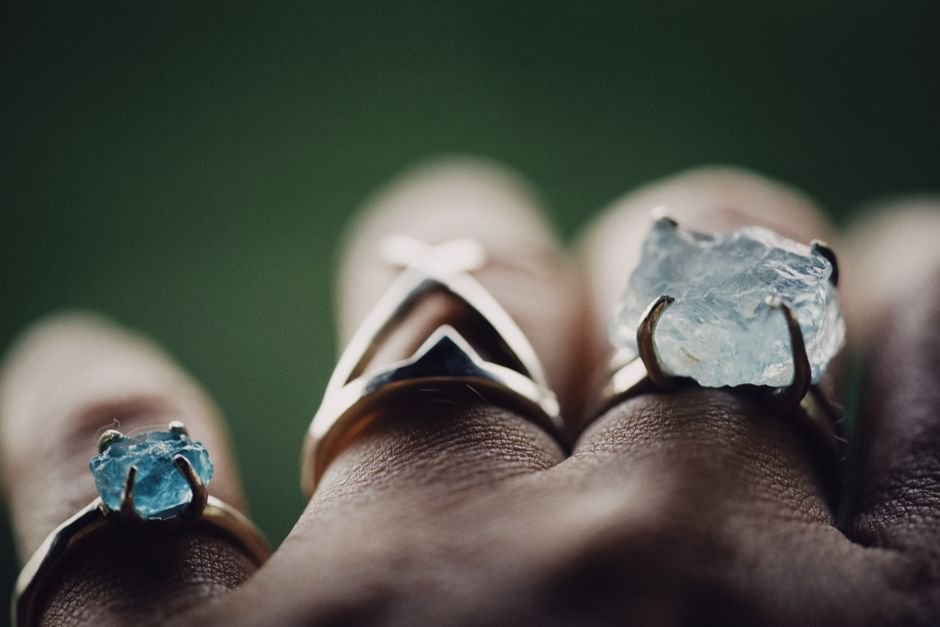 Can I Still Wear a Chipped Ring — Check the Edge First Hand wearing rings set with raw gemstones, safe to keep wearing if a chip is smooth and doesn't snag